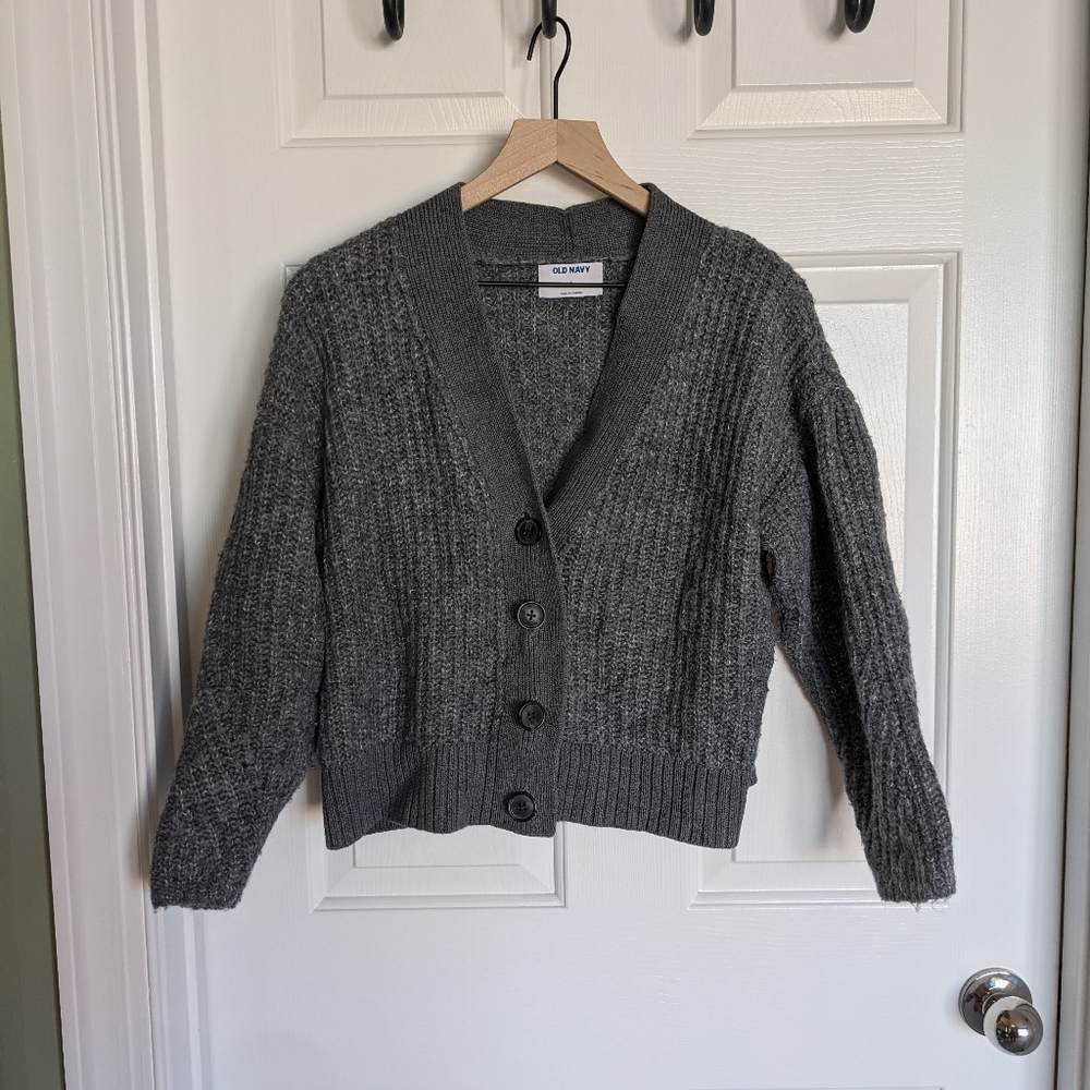 Old Navy Gray Cardigan